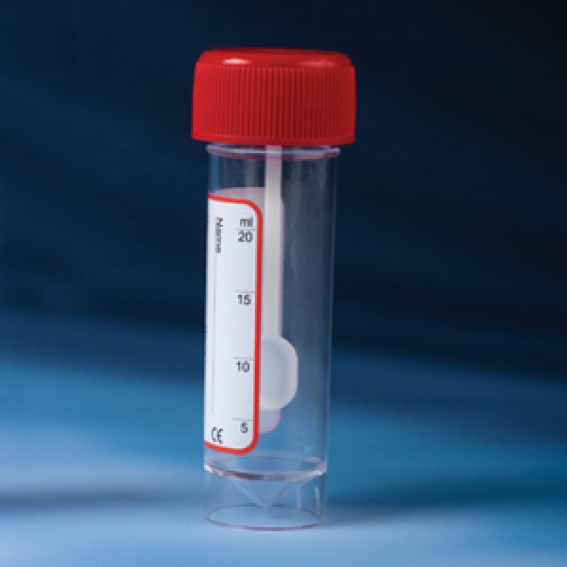 Specimen Containers 60 ML-PS-With Label & Spoon