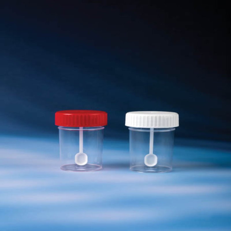Specimen Containers 60 ML-PS-With Spoon