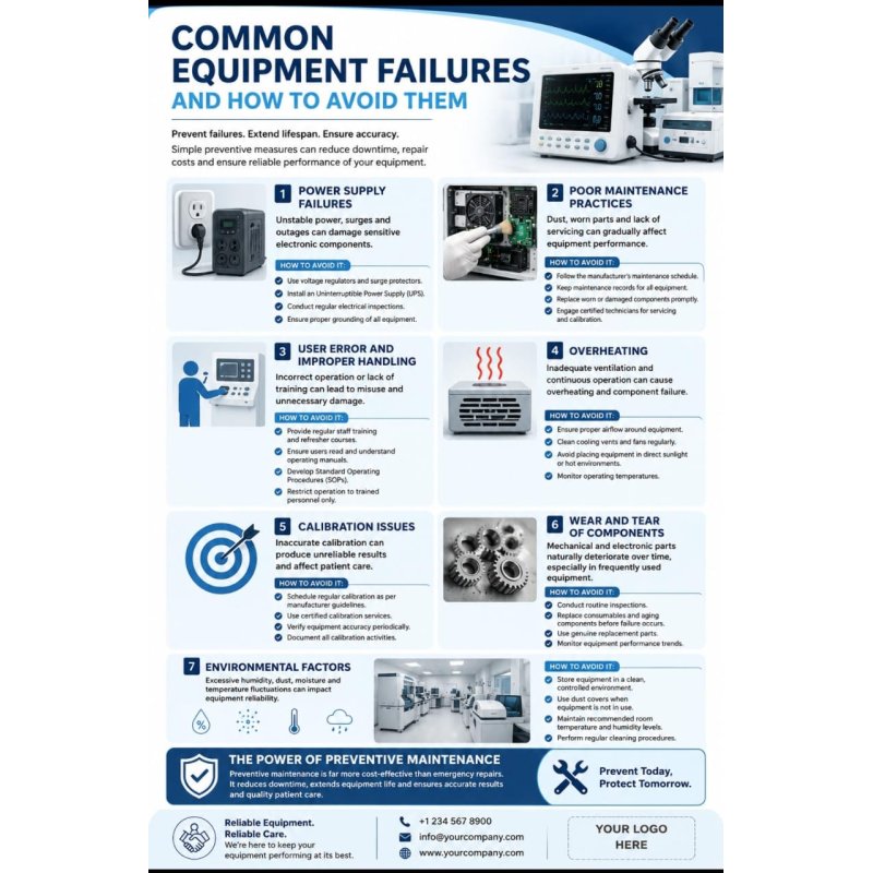 COMMON EQUIPMENT FAILURES AND HOW TO AVOID THEM